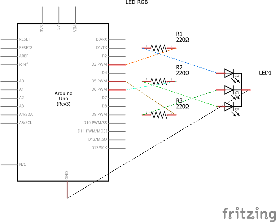 Schematics LED RGB