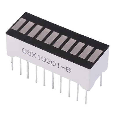 Barra de LEDs de 10 segmentos