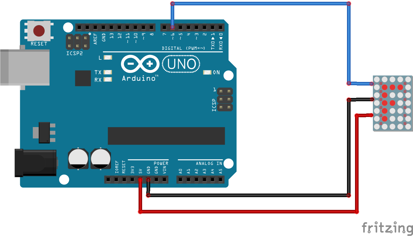 Circuito Matriz NeoPixel de 16x16